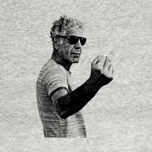 Anthony Bourdain Top Selling Middle Finger T-Shirt